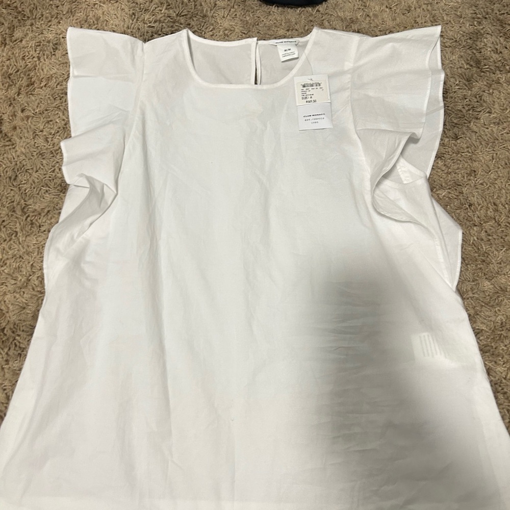 Club Monaco White Blouse